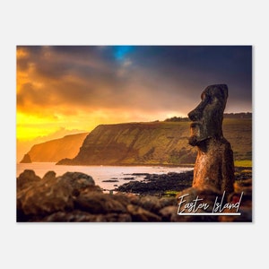 Easter Island Chile Poster Print Wall Art | Easter Island Home Decor | Easter Island Digital Print | Easter Island Hangings Travel Photo