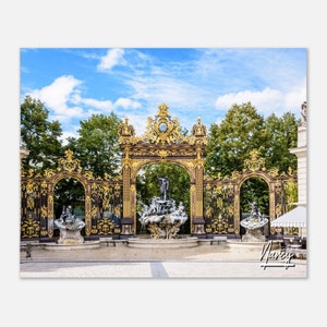 Nancy France Poster Wall Art | Nancy Stanislas Sunset Home Decor | Nancy Digital Print | Nancy Horizontal | Nancy Hanging Travel Photo Gifts
