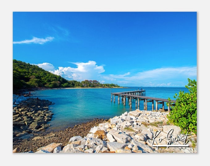 Ko Samet Thailand Poster Wall Art | Ko Samet Paradise Island Home Decor Digital Print | Ko Samet Seascape | Ko Samet Hangings Travel Photo