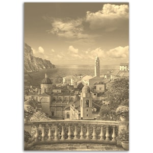 Alicante Poster Vintage Spain Print | Retro Alicante Sepia Photo Gift | Alicante Wall Art Home Decor Vertical Alicante Travel City Souvenir