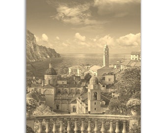 Alicante Poster Vintage Spain Print | Retro Alicante Sepia Photo Gift | Alicante Wall Art Home Decor Vertical Alicante Travel City Souvenir