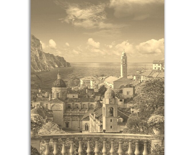 Alicante Poster Vintage Spain Print | Retro Alicante Sepia Photo Gift | Alicante Wall Art Home Decor Vertical Alicante Travel City Souvenir