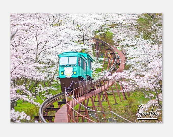 Sendai Japan Print Wall Art | Sendai Japan Train Home Decor | Sendai Digital Print | Sendai Cherry Blossom | Sendai Travel Photo Present