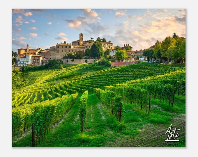 Asti Italy Print Wall Art Asti Home Decor | Asti Print Collectible | Asti Italy Horizontal | Asti Hangings Travel Photo Present