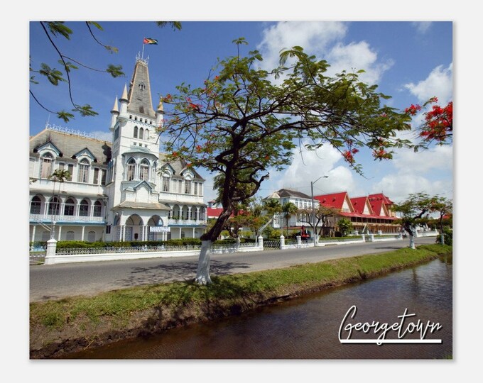Georgetown Guyana Poster Print Wall Art | Georgetown Home Decor | Georgetown Print Collectible | Georgetown Hangings Travel Photo Present