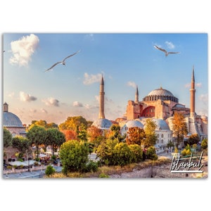 Istanbul Poster Print Wall Art | Istanbul Home Decor | Istanbul Turkey Digital Print  | Istanbul Horizontal | Istanbul Hangings Travel Photo