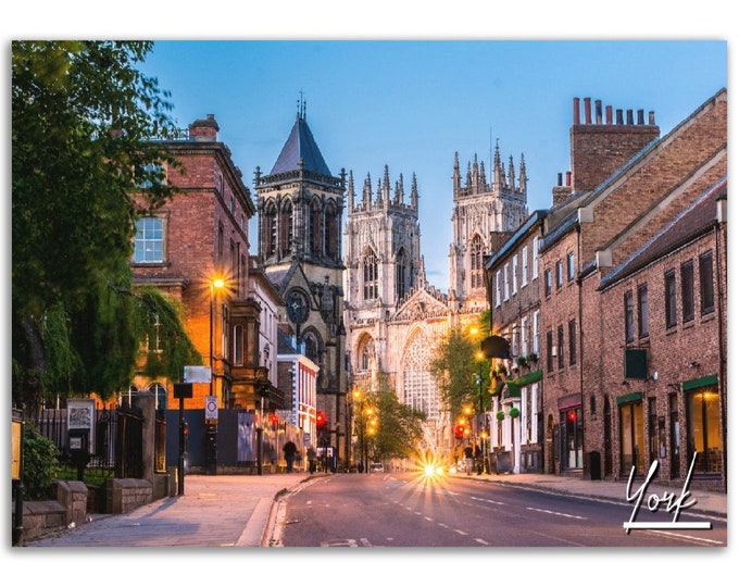 York Poster Print Wall Art | York England Home Decor | York Digital Print Collectible | York England Horizontal | York Hangings Travel Photo