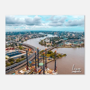 Lagos Nigeria Poster Print Wall Art | Lagos Home Decor | Lagos Print Collectible | Lagos Nigeria Horizontal | Lagos Hangings Travel Photo