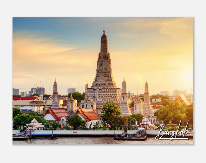 Bangkok Poster Print Wall Art | Bangkok Home Decor | Bangkok Digital Print Collectible | Bangkok Horizontal | Bangkok Hangings Travel Photo