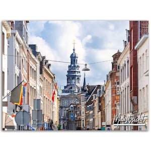 Maastricht Poster Print Netherlands Wall Art Decor | Cityscape Photo Holland Home Decoration | Travel Vacation Gift | Horizontal Photography