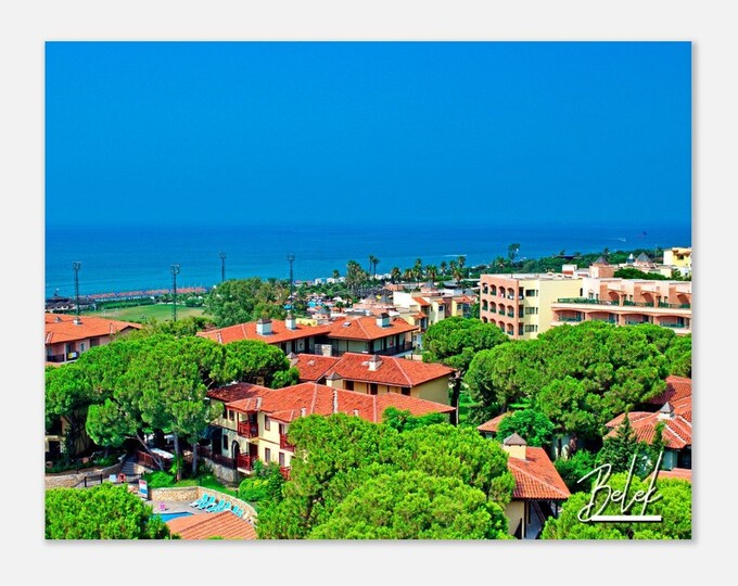 Belek Turkey Poster Wall Art | Belek Home Decor | Belek Town Digital Print | Belek Landscape Horizontal | Belek Hanging Travel Photo Present