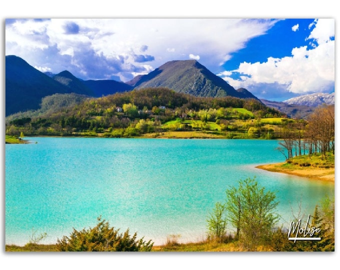 Molise Poster Print Italy Wall Art | Molise Photo Mountain Lake Nature Home Decoration | Molise Travel Gift | Molise Horizontal Photography