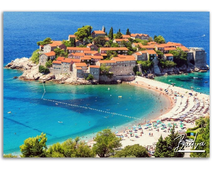 Budva Poster Print Wall Art | Budva Montenegro Home Decor Gift Hangings | Budva Digital Print Budva  | Budva Horizontal Travel Photo