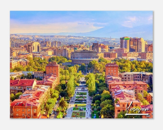 Yerevan Armenia Poster Print Wall Art | Yerevan Home Decor | Yerevan Print Collectible | Yerevan Horizontal | Yerevan Hangings Travel Photo