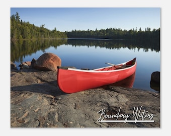 Boundary Waters Canoe Area Print: Minnesota Wilderness Travel Photo