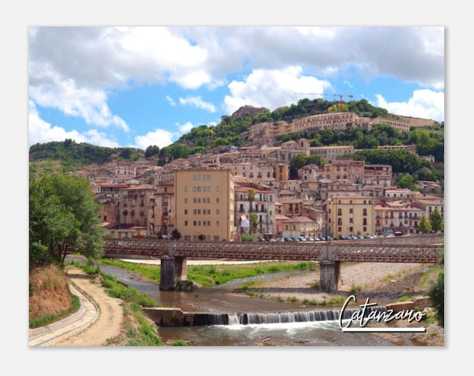 Catanzaro Italy Print Wall Art | Catanzaro Town Home Decor | Catanzaro Poster Print | Catanzaro Mountain | Catanzaro Citycape Travel Photo