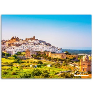 Puglia Italy Poster Print Wall Art | Puglia Home Decor Gift Hangings | Puglia Digital Prints Collectibles | Puglia Horizontal Travel Photo