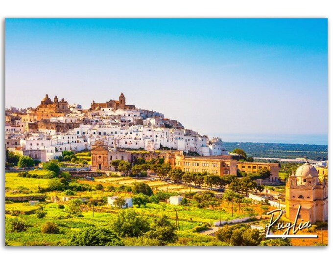 Puglia Italy Poster Print Wall Art | Puglia Home Decor Gift Hangings | Puglia Digital Prints Collectibles | Puglia Horizontal Travel Photo
