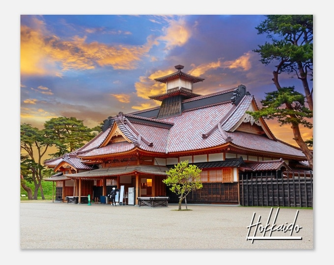 Hokkaido Japan Poster Wall Art | Hokkaido Home Decor | Hokkaido Temple Digital Print | Hokkaido Horizontal | Hokkaido Hangings Travel Photo