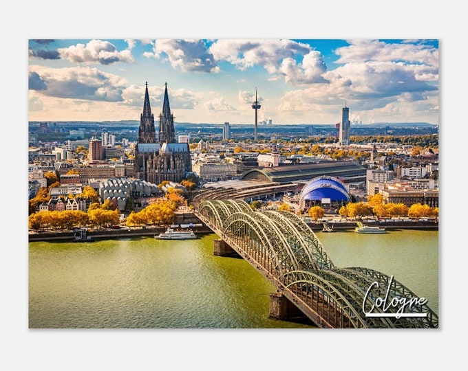 Cologne Poster Print Wall Art | Cologne Home Decor | Cologne Digital Print Collectible | Cologne Horizontal | Cologne Hangings Travel Photo