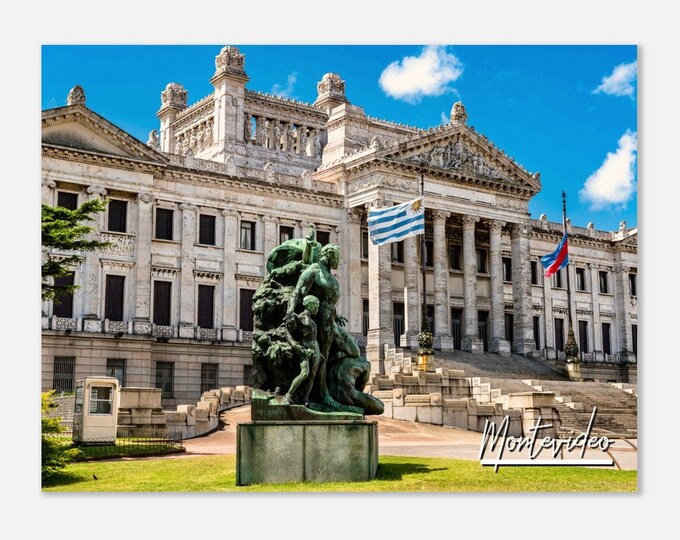 Montevideo Uruguay Poster Print Wall Art | Montevideo Home Decor | Montevideo Print Collectible | Montevideo Hangings Travel Photo Present