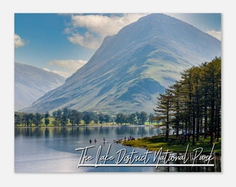 The Lake District National Park UK Poster Print Wall Art | The Lake District National Park Home Decor | The Lake District National Park Gift