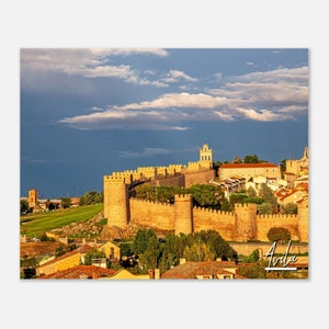 Avila Spain Poster Wall Art | Avila Home Decor | Avila UNESCO World Heritage Digital Print | Avila Horizontal | Avila Hangings Travel Photo