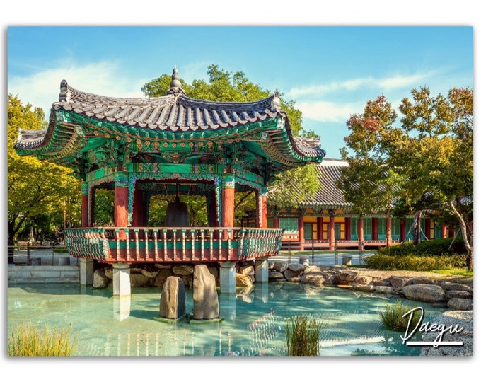 Daegu Poster South Korea Print Wall Art | Daegu Home Decor Gift Hangings | Daegu Digital Prints Collectibles | Daegu Horizontal Travel Photo
