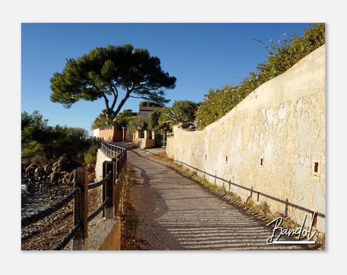 Bandol France Poster Wall Art | Bandol Beach Home Decor | Bandol Digital Print | Bandol Art Horizontal | Bandol Hangings Travel Photo Gift