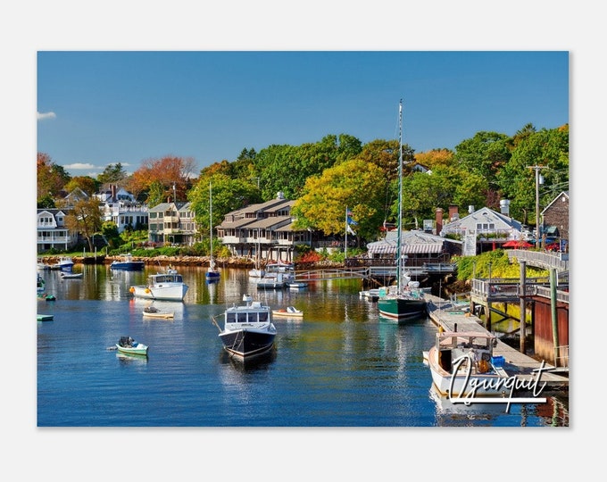 Ogunquit Maine Poster Print Wall Art | Ogunquit Home Decor Hangings | Ogunquit Prints Collectibles | Ogunquit Horizontal Travel Photo