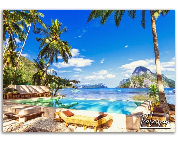 Palawan Poster Print Wall Art | Palawan Home Decor Gift Hangings | Palawan Philippines Digital Prints  | Palawan Horizontal Travel Photo