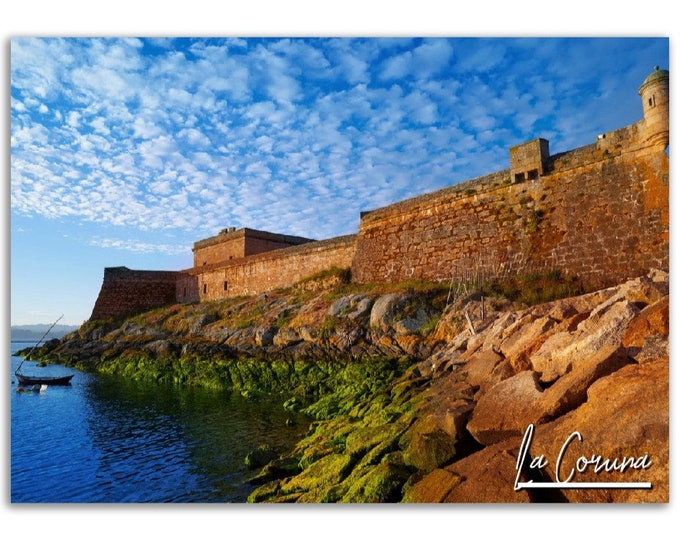La Coruna Poster Print Wall Art | La Coruna Spain Home Decor Gift Hangings | La Coruna Digital Print  | La Coruna Horizontal Travel Photo