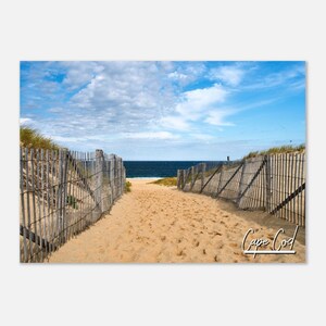 Impression d'art mural Cape Cod dans le Massachusetts | Cadeaux décoratifs suspendus Harbour | Impressions côtières de Cape Cod | Photo de voyage horizontale à Cape Cod