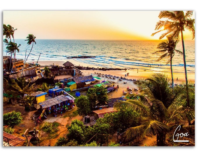 Goa India Poster Print Wall Art | Goa Home Decor | Goa Digital Print Collectible | Goa India Horizontal Prints | Hangings Travel Photo