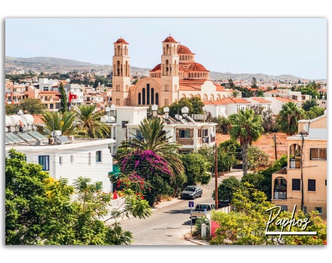 Paphos Poster Print Wall Art | Paphos Cyprus Home Decor | Paphos Cyprus Digital Print | Paphos Horizontal | Paphos Hangings Travel Photo