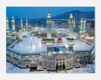 Mecca Masjid al-Haram Print: Islamic Mosque Art