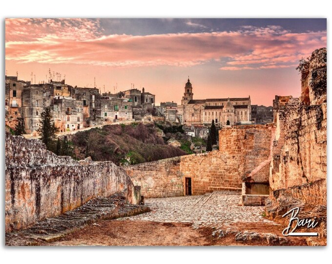 Bari Poster Print Wall Art | Bari Home Decor | Bari Digital Print Collectible | Bari Italy Horizontal | Bari Hangings Travel Photo Gifts