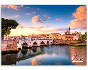 Rimini Italy Poster Print: Coastal Travel Photo (Digital Print)