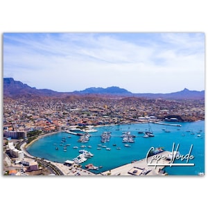 Cape Verde Poster Print Wall Art | Cape Verde Photo Home Decoration | Cape Verde Traveler Birthday Gift | Cape Verde Horizontal Photography