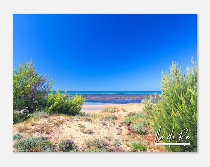 Ile de Re France Print Wall Art | Ile de Re Home Decor | Ile de Re Beach Digital | Ile de Re Horizontal | Ile de Re Hanging Travel Photo