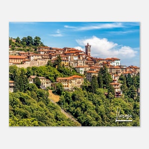 Varese Italy Print Wall Art | Varese Sacred Mount Skyline Home Decor | Varese Poster Print | Varese Horizontal | Varese Hanging Travel Photo