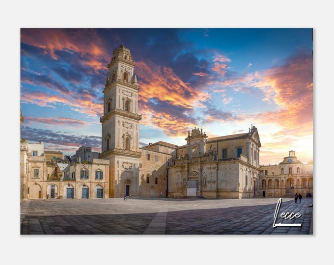 Lecce Italy Poster Print Wall Art Lecce Home Decor | Lecce Print Collectible | Lecce Italy Horizontal | Lecce Hangings Travel Photo