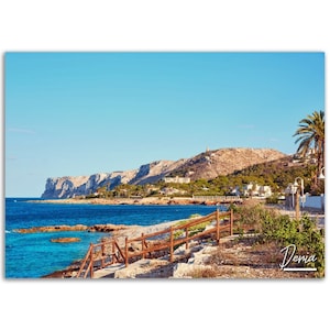 Denia Poster Print Wall Art | Denia Home Decor | Denia Digital Print Collectible | Denia Spain Horizontal | Denia Hangings Travel Phot
