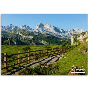 Asturias España Poster Print Wall Art / Asturias Home Decor Gift Hangings / Asturias Digital Prints / Asturias Horizontal Travel Photo