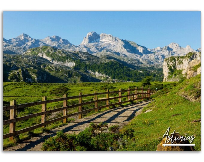 Asturias Spain Poster Print Wall Art | Asturias Home Decor Gift Hangings | Asturias Digital Prints | Asturias Horizontal Travel Photo