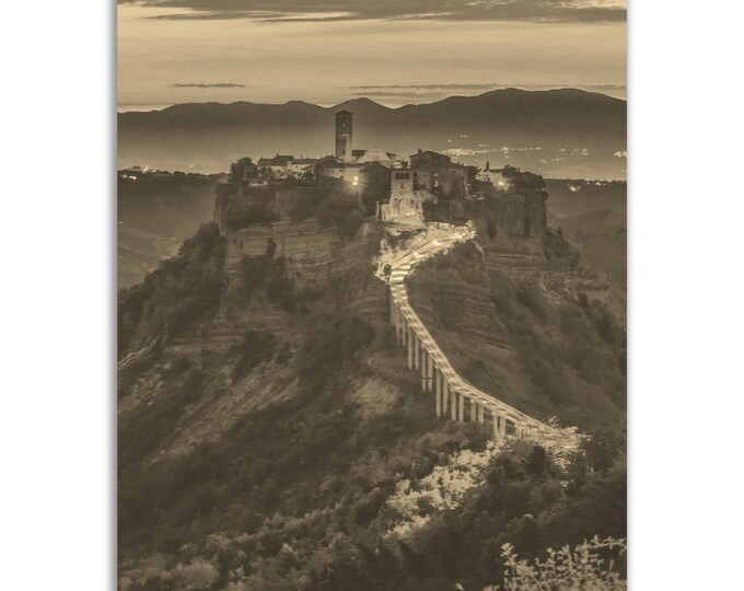 Lazio Italy Poster Vintage Print | Retro Lazio Sepia Photo Gift | Lazio Italy Wall Art Home Decor | Vertical Lazio Travel City Souvenir