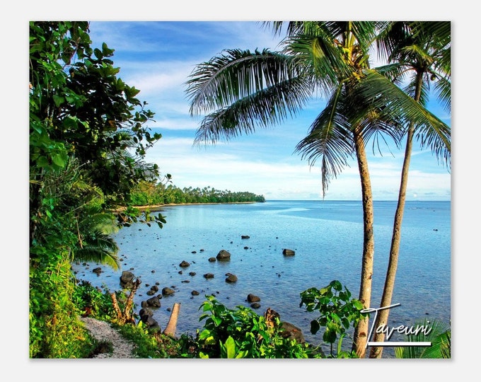Taveuni Fiji Travel Poster Wall Art | Taveuni Home Decor | Taveuni Digital Print | Taveuni Horizontal | Taveuni Hangings Photo
