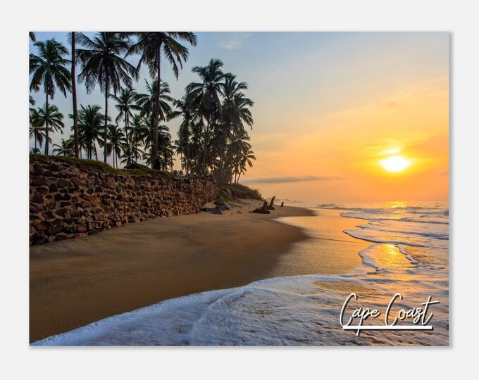 Cape Coast Ghana Poster Print Wall Art | Cape Coast Home Decor | Cape Coast Print Collectible | Cape Coast Hangings Travel Photo Present