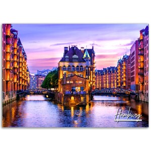 Hamburg Poster Print Wall Art | Hamburg Home Decor | Hamburg Digital Print Collectible | Hamburg Horizontal | Hamburg Hangings Travel Photo