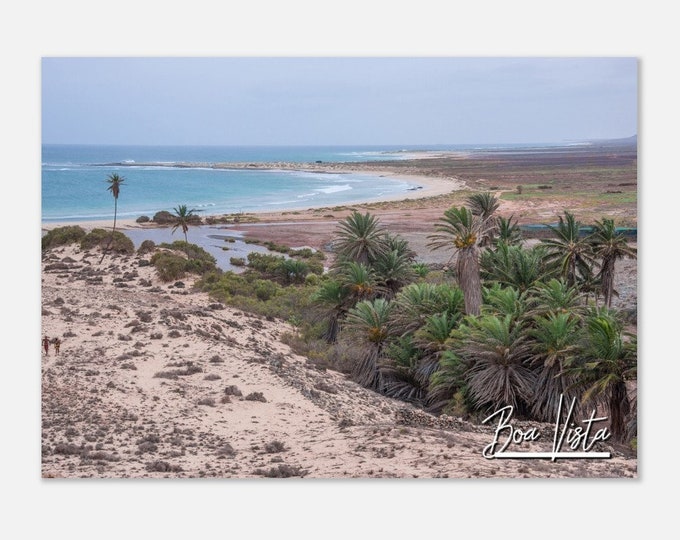 Boa Vista Cape Verde Poster Print Wall Art | Boa Vista Home Decor | Boa Vista Coast Ervatao Digital Print | Boa Vista Landscape Travel Photo